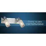 Споты на два светильника