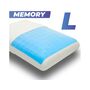 Анатомическая подушка Фабрика сна Memory-4 L gel 67x43x13