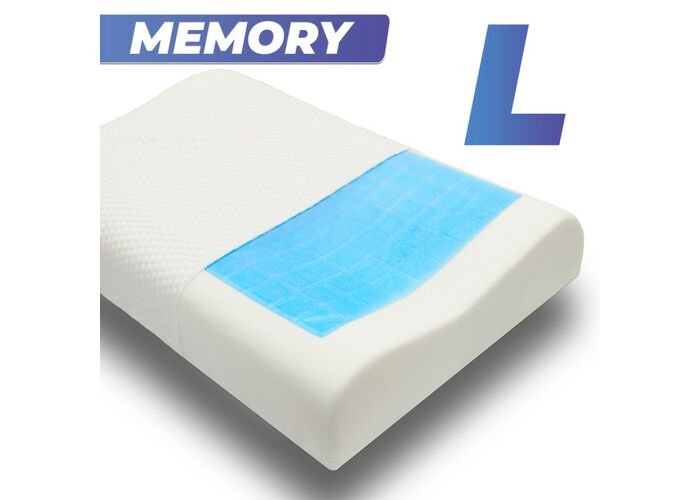 Анатомическая подушка Фабрика сна Memory-5 L ergo-gel 67x43x9.5/11.5