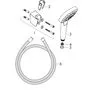 Душевой набор Hansgrohe Croma Select E Vario, с шлангом 160 см, 26413400
