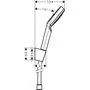 Душевой набор Hansgrohe Crometta, 1jet, шланг 160 см, 26567400