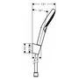 Душевой набор Hansgrohe Raindance Select E 120, 3jet, шланг 160 см, 26721400