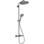 Душевая с термостатом Hansgrohe Croma Select 280, черный хром, 26890340