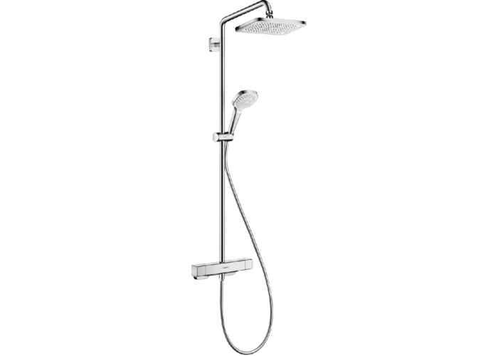 Душевая система Hansgrohe Croma Showerpipe 280, EcoSmart, термостат, 27660000