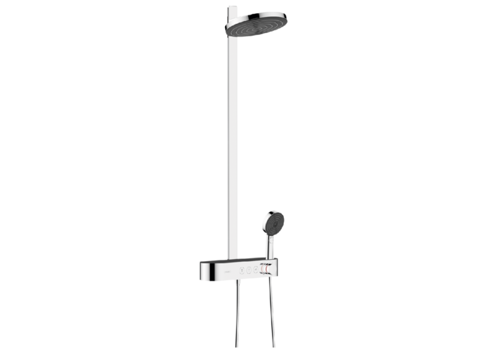 Душевая система Hansgrohe Pulsify Showerpipe 260, 2j, EcoSmart, хром, 24241000