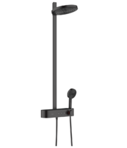 Душевая система Hansgrohe Pulsify Showerpipe 260, 2j, EcoSmart, матовый черный, 24241670