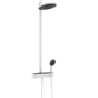 Душевая система Hansgrohe Pulsify Showerpipe 260, 2j, термостат, матовый белый, 24240700