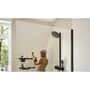 Душевая система Hansgrohe Pulsify Showerpipe 260, 2j, термостат, матовый черный, 24240670