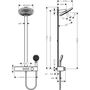 Душевая система Hansgrohe Pulsify Showerpipe 260, 2j, термостат, матовый черный, 24240670