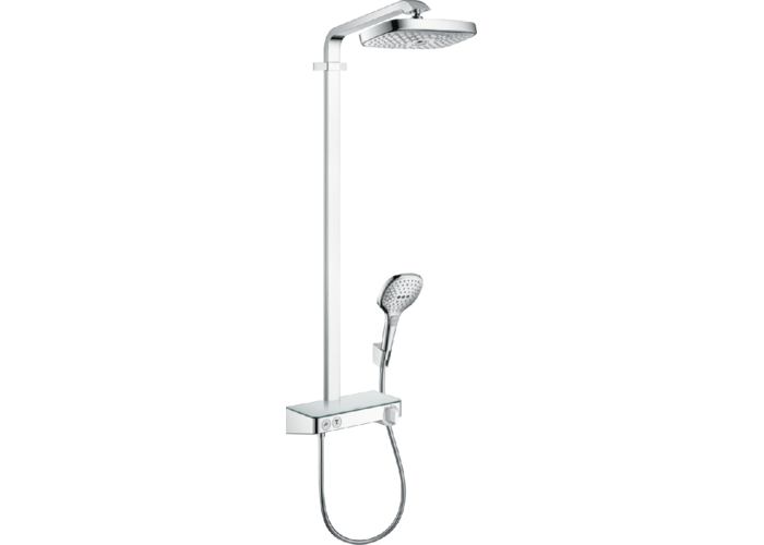 Душевая система Hansgrohe Raindance Select E, 2jet, EcoSmart, 27283000