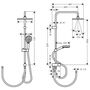 Душевая система Hansgrohe Vernis Shape Showerpipe 230, 1jet, Reno, матовый черный, 26282670