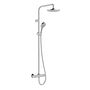 Душевая система Hansgrohe Vernis Shape Showerpipe 230, 1jet, термостат, Green, хром, 26318000