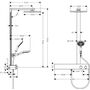 Душевая система с термостатом Hansgrohe Raindance E ShowerTablet 600, 27364000