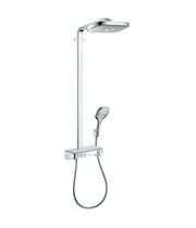 Душевая стойка с термостатом Hansgrohe Raindance Select Showerpipe E300, 3jet, 27127000