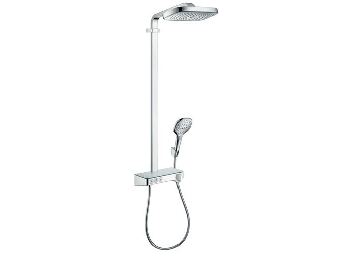 Душевая стойка с термостатом Hansgrohe Raindance Select Showerpipe E300, 3jet, 27127000