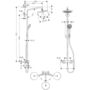 Душевая стойка со смесителем Hansgrohe Croma 220 Showerpipe, 27185000
