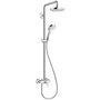 Душевая стойка со смесителем Hansgrohe Croma Select S 180 Showerpipe, 2jet, 27255400