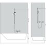 Душевая штанга Hansgrohe Crometta, 90 см, 27609000