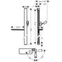 Душевая штанга Hansgrohe Unica, 90 см, хром, 27640000