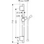 Душевая штанга Hansgrohe Unica S Puro, со шлангом 65 см, 28632700