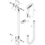 Душевая стойка Hansgrohe Croma 110 Select S Vario, 65 см, 26562400
