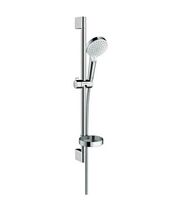 Душевая стойка Hansgrohe Crometta Vario, 65 см, мыльница, белый/хром, 26553400