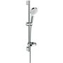 Душевая стойка Hansgrohe Crometta Vario, 65 см, мыльница, белый/хром, 26553400