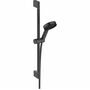 Душевая стойка Hansgrohe Pulsify Relaxation 105, 3jet, штанга 65 см, черный матовый, 24160670