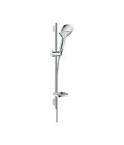 Душевой набор Hansgrohe 120 3jet EcoSmart 9 л/мин со штангой 65 см и мыльницей, 26622000
