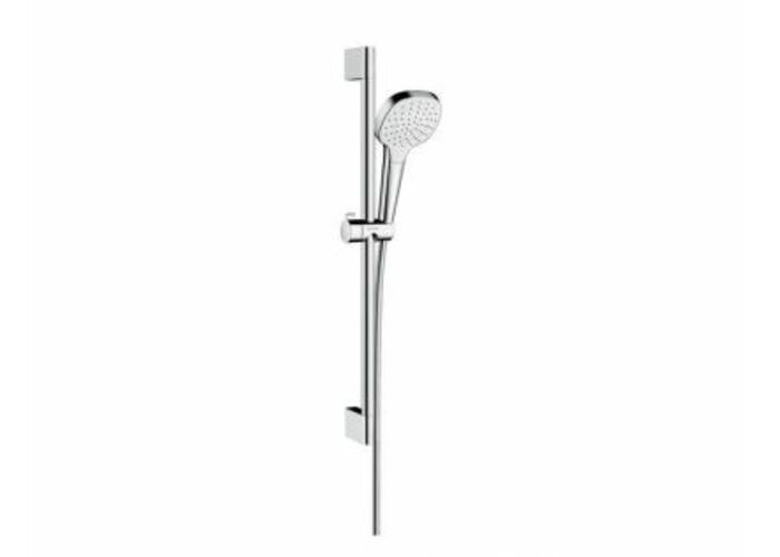 Душевой набор Hansgrohe Croma Select E, 1jet, EcoSmart, штанга 65 см, 26585400