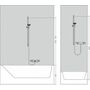 Душевой набор Hansgrohe Croma Select E Vario, EcoSmart, штанга 90 см, 26593400