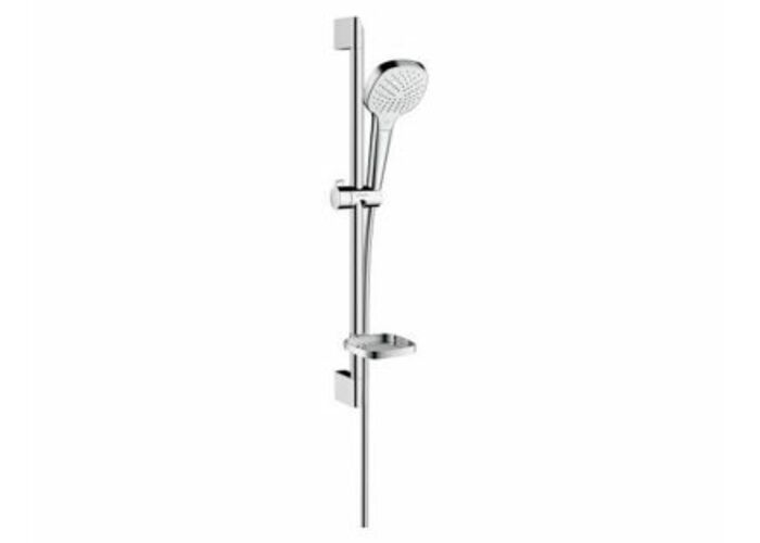 Душевой набор Hansgrohe Croma Select E Vario, штанга 65 см, с мыльницей, 26586400