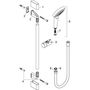 Душевой набор Hansgrohe Croma Select S Multi, EcoSmart, 26561400