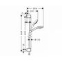 Душевой набор Hansgrohe Croma Select S Multi, EcoSmart, 26561400
