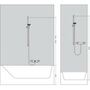 Душевой набор Hansgrohe Crometta, 1jet, EcoSmart, штанга 65 см, 26535400