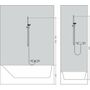 Душевой набор Hansgrohe Crometta, 1jet, штанга 65 см, 26554400