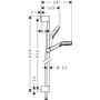 Душевой набор Hansgrohe Crometta Vario 90, EcoSmart, 26538400