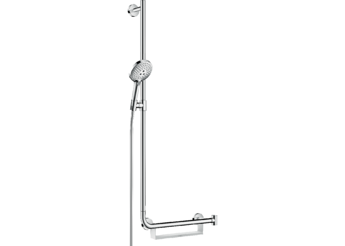 Душевой набор Hansgrohe Raindance 120, 3jet, штанга 110 см, левый, 26324000