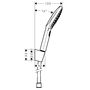 Душевой набор Hansgrohe Raindance Select E 120, 3jet, шланг 125 см, 26700000