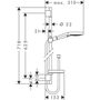Душевой набор Hansgrohe Raindance Select S 120, EcoSmart, 9л/мин, 26632000