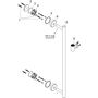 Штанга для душа Hansgrohe Unica Comfort 0,65 м, 26401000