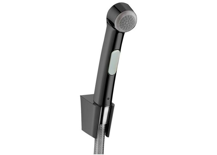 Гигиенический душ Hansgrohe с держателем и шлангом 160 см, черный хром, 32128340