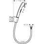 Гигиенический душ Hansgrohe, золото шлифованное, 32129310