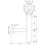 Сифон для умывальника Hansgrohe Flowstar, бутылочный, хром, 5/4, 52100000