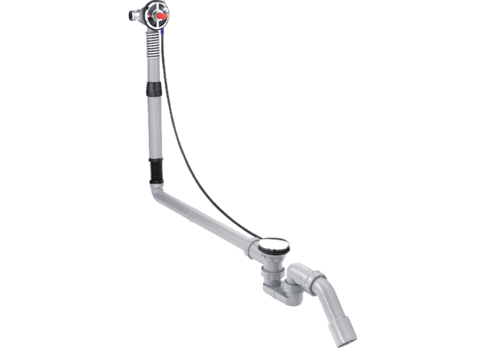 Скрытая часть излива Hansgrohe Exafill S, слив/перелив для нестандартных ванн, 58116180