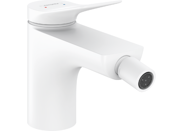 Смеситель для биде Hansgrohe Vivenis, с донным клапаном, матовый белый, 75200700