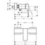 Смеситель для душа Hansgrohe Metropol, ВМ, 32560700
