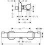 Термостат для душа Hansgrohe Ecostat Comfort, 13116670