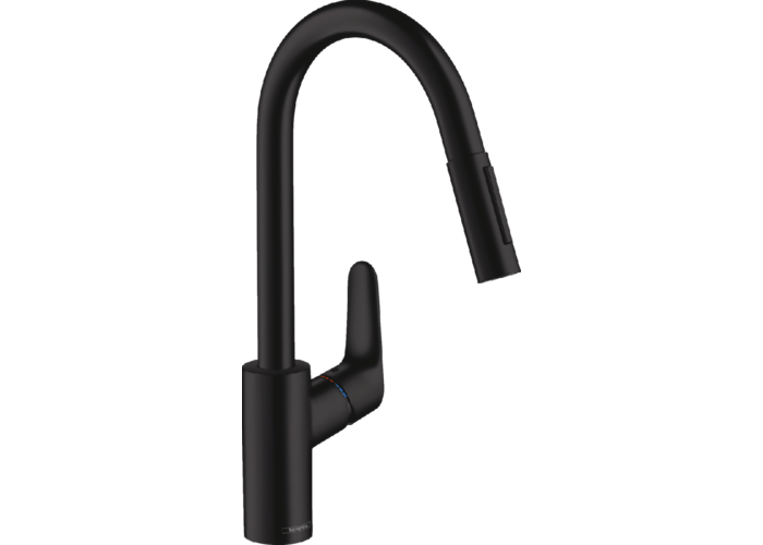 Кухонный смеситель Hansgrohe Focus 240, однорычажный, с душем, 31815670