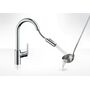 Кухонный смеситель Hansgrohe Focus 240, однорычажный, с душем, 31815670